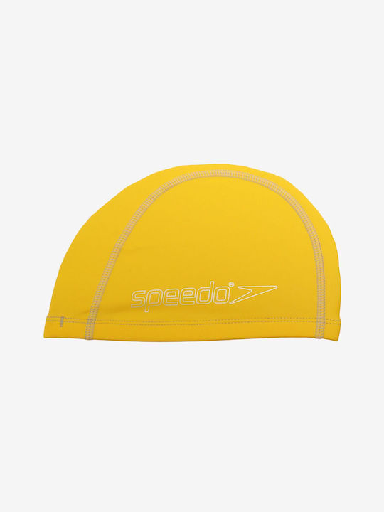 Speedo Pace Polyester Kids Swimming Cap Yellow
