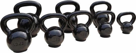 Sko Kettlebell Emaille 16kg Schwarz