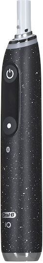Oral-B iO Series 10 Luxe Edition Elektrische Zahnbürste mit Puls-Bewegung, Bürsten-Timer & Drucksensor Black Onyx