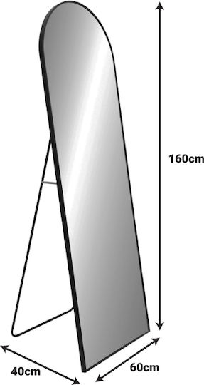 Inart Lorens Овален Златист 150x46см
