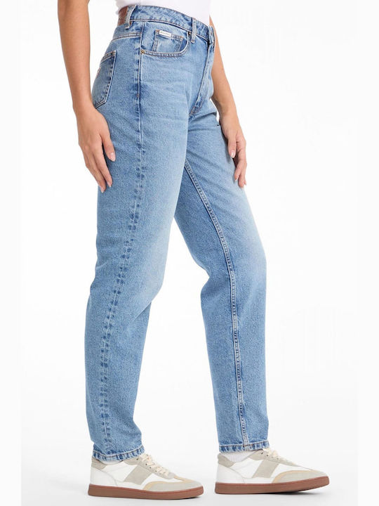 Guess Women's Jean Trousers in Mom Fit Blue