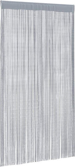 vidaXL Κουρτίνα Πόρτας από Ύφασμα Γκρι 100x250cm 4102049