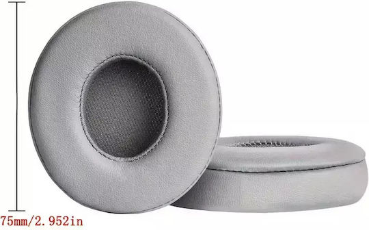 Ανταλλακτικά Μαξιλαράκια Aκουστικά Beats Solo 2.0/3.0 Ear Pads Ζευγάρι Μαύρο