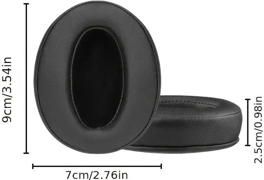 Ανταλλακτικά Μαξιλαράκια Sennheiser Hd 450bt Μαύρα Ζεύγος