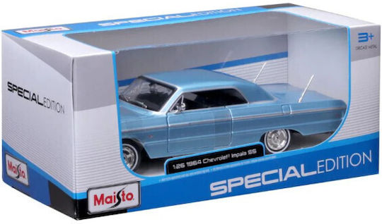 Chevrolet Impala Ss 1964 1:24 Blue