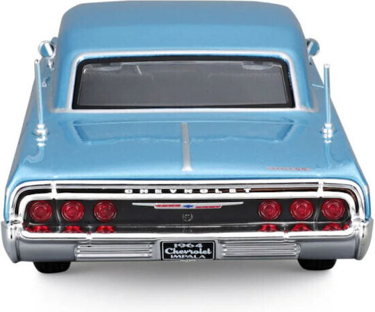 Chevrolet Impala Ss 1964 1:24 Blue