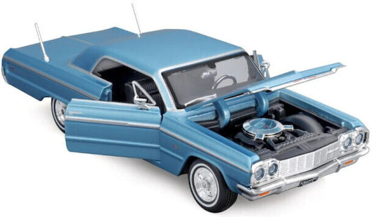 Chevrolet Impala Ss 1964 1:24 Blue