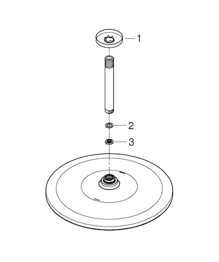 Grohe Rainshower Mono 310 Κεφαλή Ντουζ
