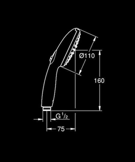 Grohe Tempesta 110 Τηλέφωνο Ντουζ