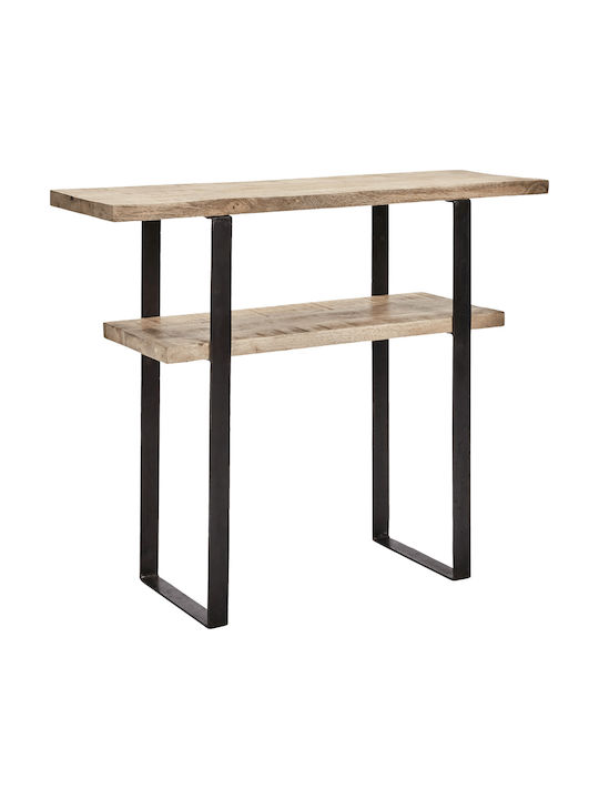 Конзолна маса Natural Mango Wood Д90xШ30xВ75cm