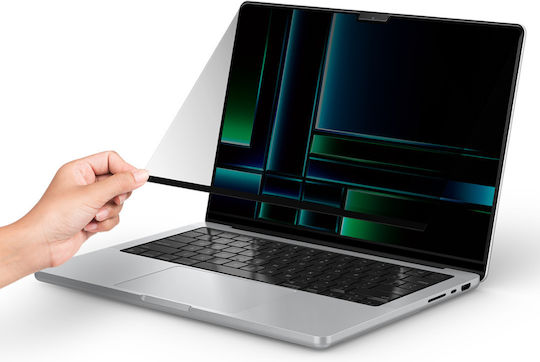 Protector din sticlă Spigen Sgp Safeview Privacy 9H Glas.tr Slim 1 pachet pentru Apple MacBook Pro 14" M3 2024/M2 2023/M1 2021 Afl06158