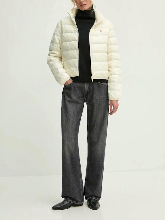 Kurz Damen Puffer Jacke für Winter Graphite