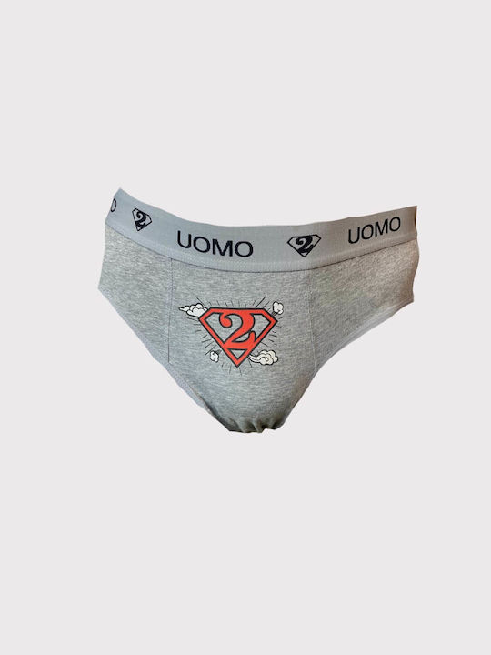 Uomo Men's Briefs 4Pack Colorful