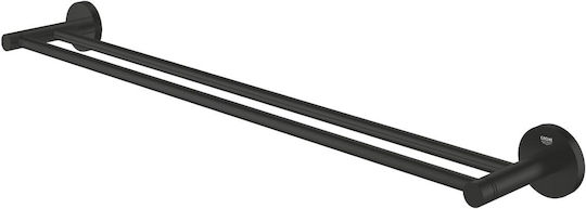 Grohe Essentials Single Wall-Mounted Bathroom Rail Black
