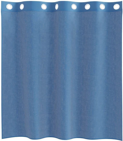 vidaXL Blue Window Curtain Set with Grommets 140x140cm