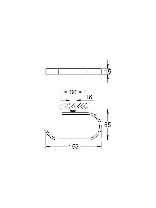 Grohe Selection Държач за хартия Черен