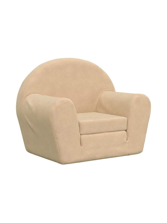 Armchair with Armrests Beige