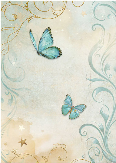 Σετ 8 Ριζόχαρτα Ντεκουπάζ Stamperia 10.5×14.8cm Masquerade
