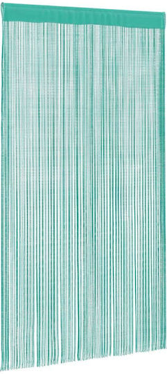 vidaXL Fabric Door Curtain Green 140x250cm 4102040