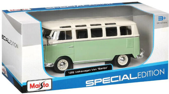 Maisto Volkswagen Количка Самба Зелена 1:25 За 3+ Години