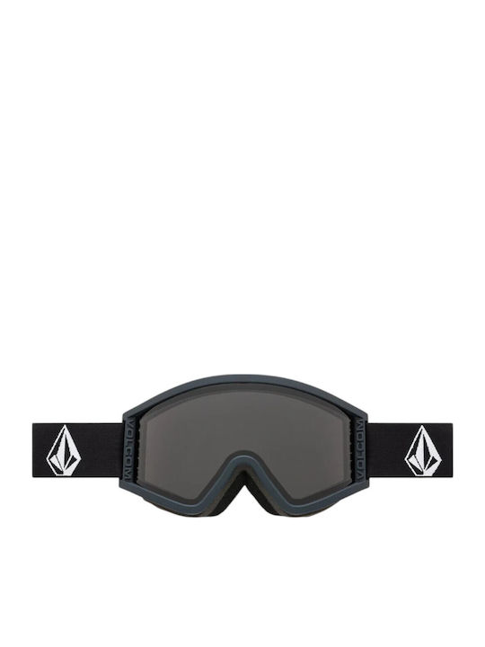 Volcom Hijinx Ski & Snowboard Goggles Kids Black with Lens in Black Color