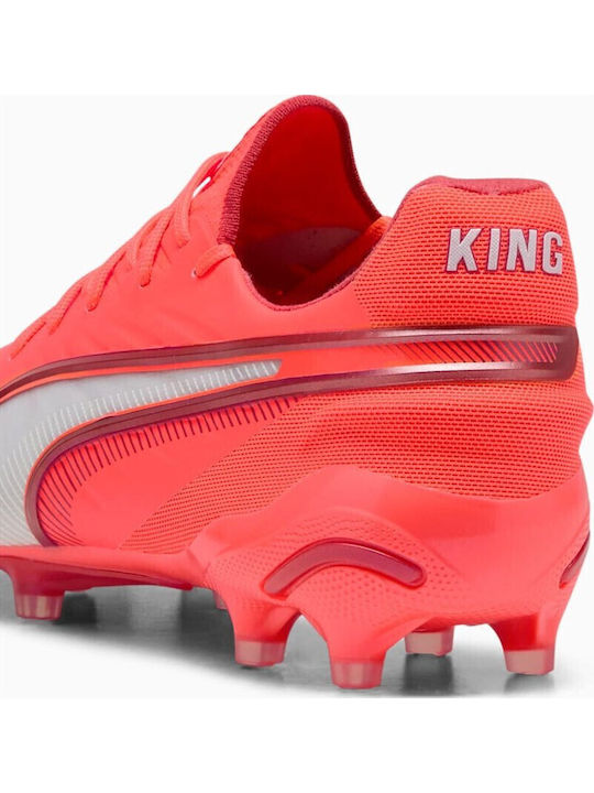 PUMA King Ultimate Pantofi de Fotbal cu crampoane Roșii