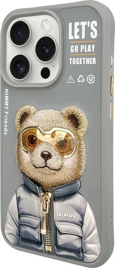 Nimmy Glasses Cool 2.0 Back Cover Silicon Plastic Rezistent La Apă Bear iPhone 15 Pro