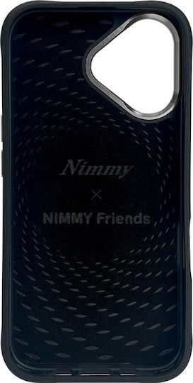 Nimmy Задна корица Силикон / Пластмаса Сив (iPhone 16)