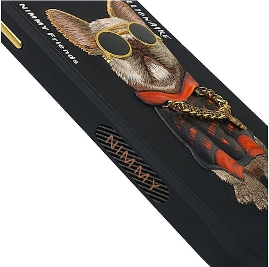Nimmy Glasses Little Tycoon Back Cover Σιλικόνης Αδιάβροχο Μαύρο (iPhone 15 Pro)