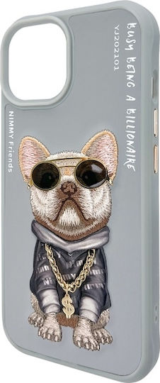 Nimmy Back Cover Silicone / Plastic Waterproof Gray (iPhone 15)