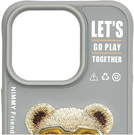 Nimmy Glasses Cool 2.0 Back Cover Silicon Plastic Rezistent La Apă Bear iPhone 15 Pro