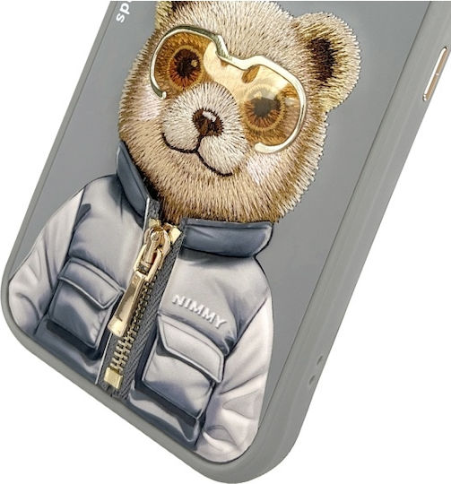 Nimmy Glasses Cool 2.0 Back Cover Silicon Plastic Rezistent La Apă Bear iPhone 15 Pro