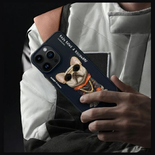 Nimmy Glasses Little Tycoon Back Cover Σιλικόνης Αδιάβροχο Μαύρο (iPhone 15 Pro)