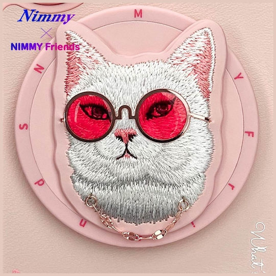 Nimmy Umschlag Rückseite Kunststoff / Silikon Rosa (iPhone 16)