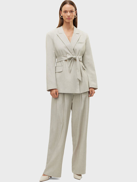 Vero Moda Женски Сако Light Grey Melange
