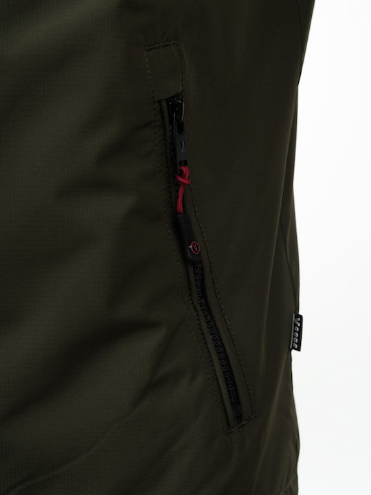 Jacket Olive with Black