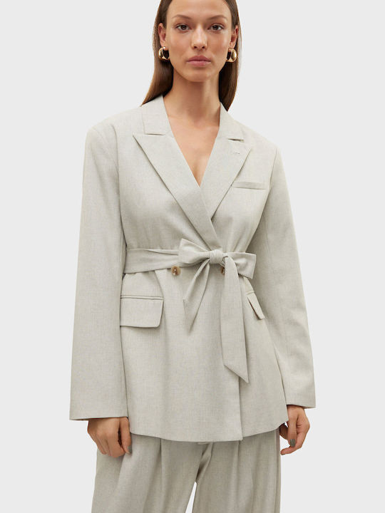 Vero Moda Женски Сако Light Grey Melange