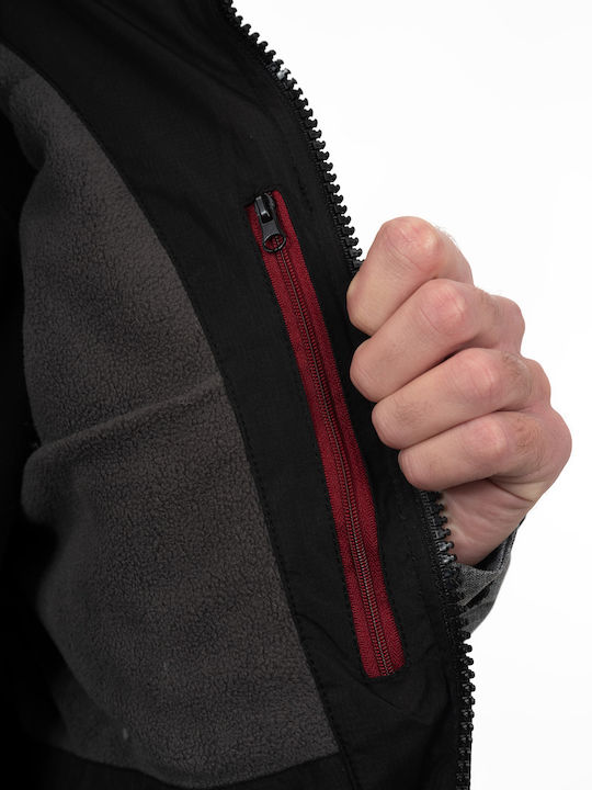 Jacket Olive with Black