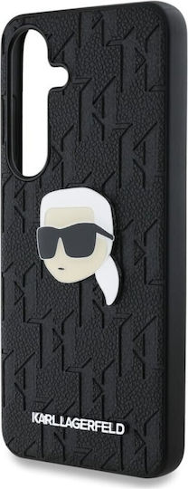 Karl Lagerfeld Monogram Pin Logo Karl Head Back Cover Δερμάτινο 0.3mm Μαύρο (Galaxy S25+)
