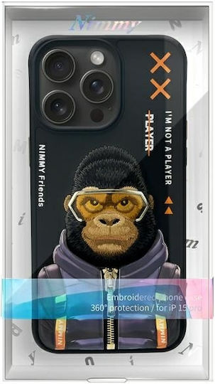 Nimmy Back Cover Silicon / Plastic Impermeabil Negru (iPhone 15 Pro Max)