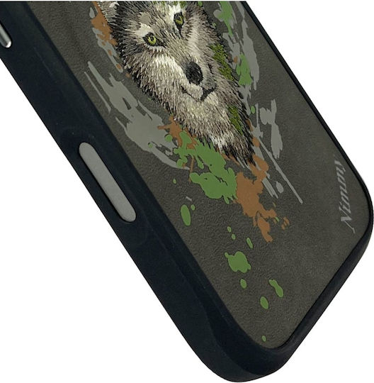 Nimmy Задна корица Силикон / Пластмаса Сив (iPhone 16 Pro Max)