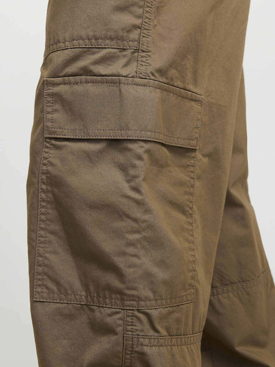 Jack & Jones Trousers Cargo Dark Olive Green