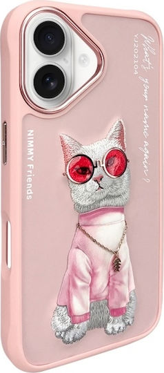 Nimmy Nimmy Handyhüllen Silikon Kunststoff Wasserdichte Rosa Rückseite für iPhone 16
