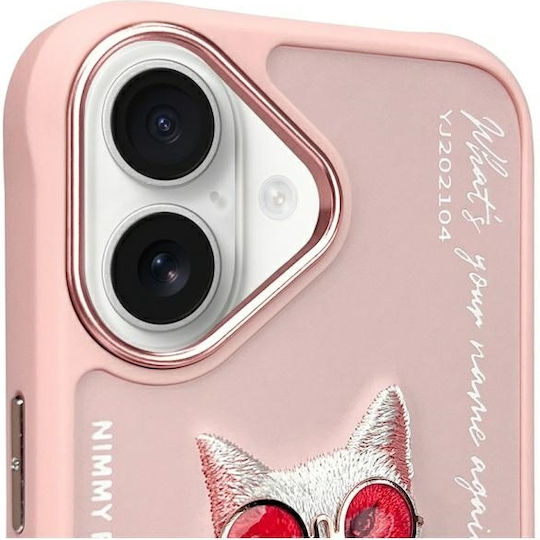 Nimmy Nimmy Handyhüllen Silikon Kunststoff Wasserdichte Rosa Rückseite für iPhone 16