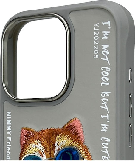 Nimmy Back Cover Silicone Waterproof Gray (iPhone 16 Pro Max)