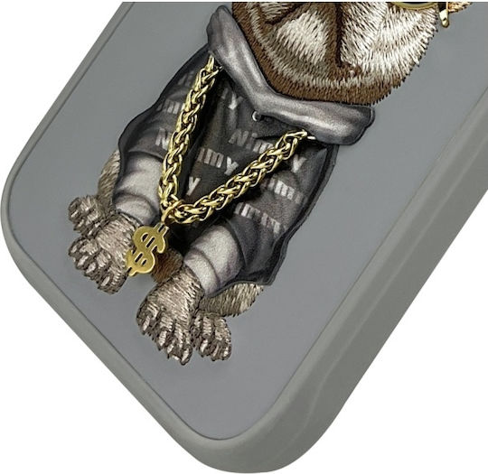 Nimmy Nimmy Handyhüllen Silikon Kunststoff Wasserdicht Graue (iPhone 16 Pro Max)