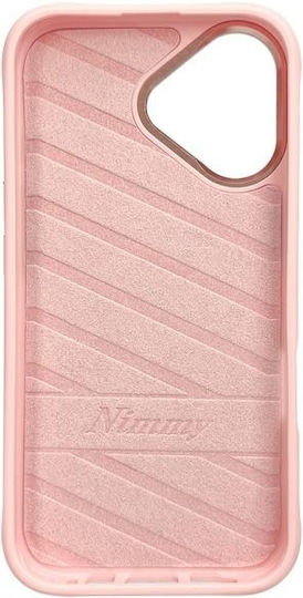 Nimmy Nimmy Handyhüllen Silikon Kunststoff Wasserdichte Rosa Rückseite für iPhone 16