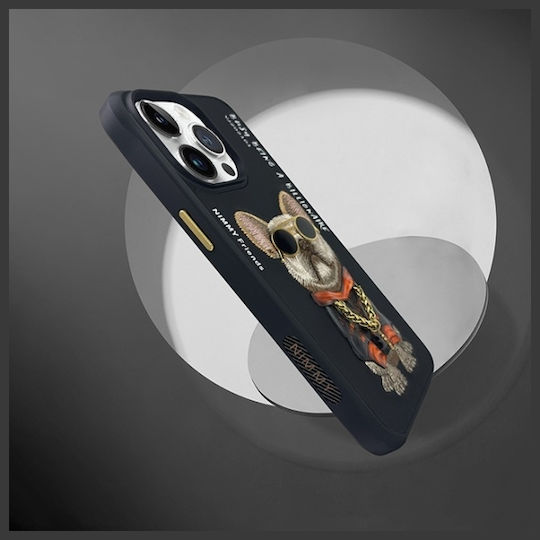 Nimmy Glasses Little Tycoon Back Cover Σιλικόνης / Πλαστικό Αδιάβροχο Μαύρο (iPhone 15 Pro Max)