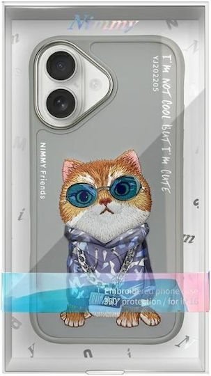 Nimmy Back Cover Silicone / Plastic Waterproof Gray (iPhone 16)