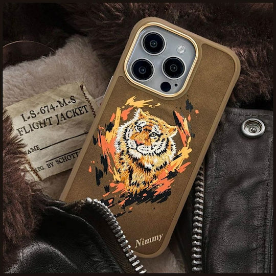 Nimmy Tiger Handyhülle Braun (iPhone 17 Pro / iPhone 16 Pro)